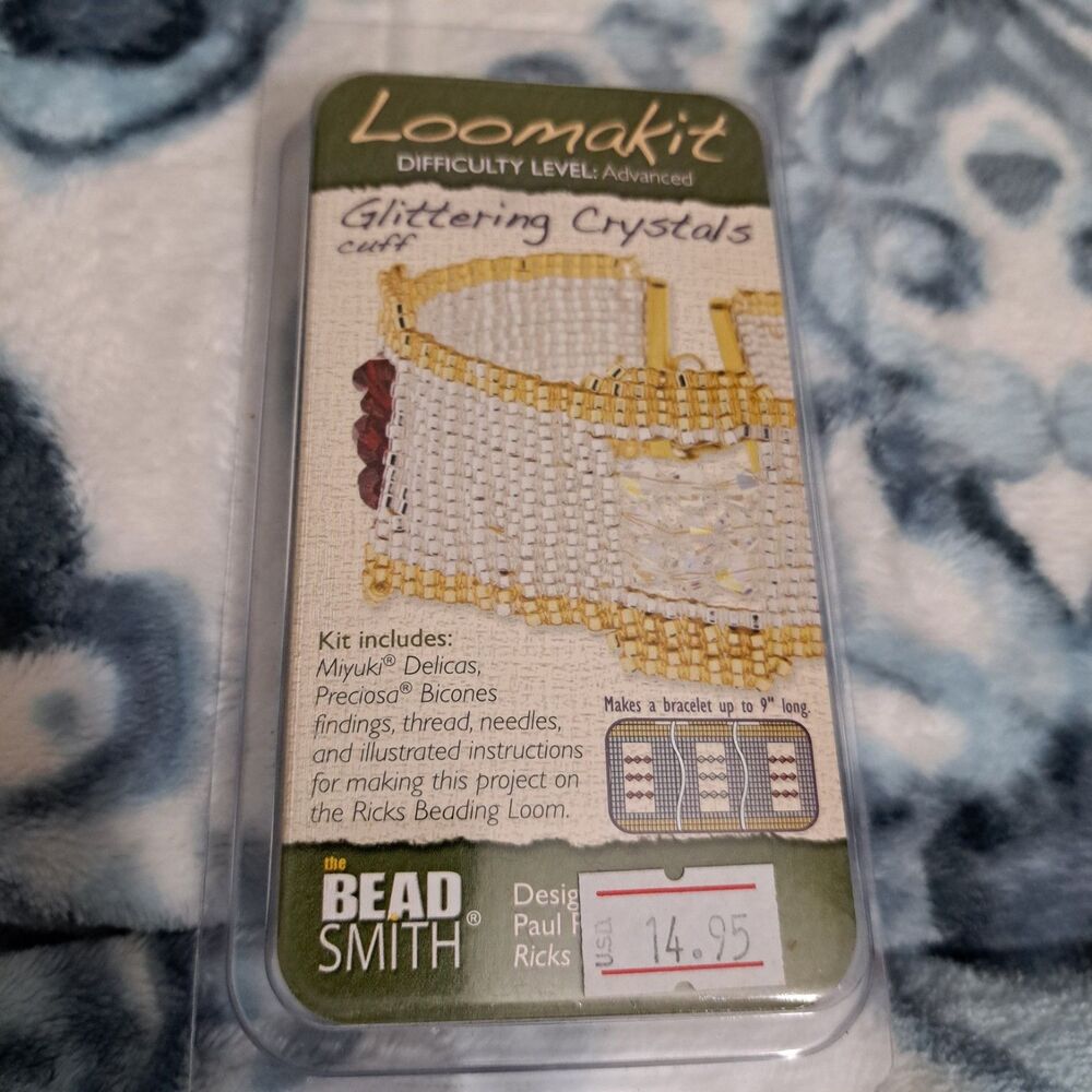 Beadsmith Loomakit Cuff Glittering Crystals New